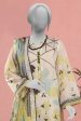 Off White Printed Unstitched Kurti With Dupatta For Sale