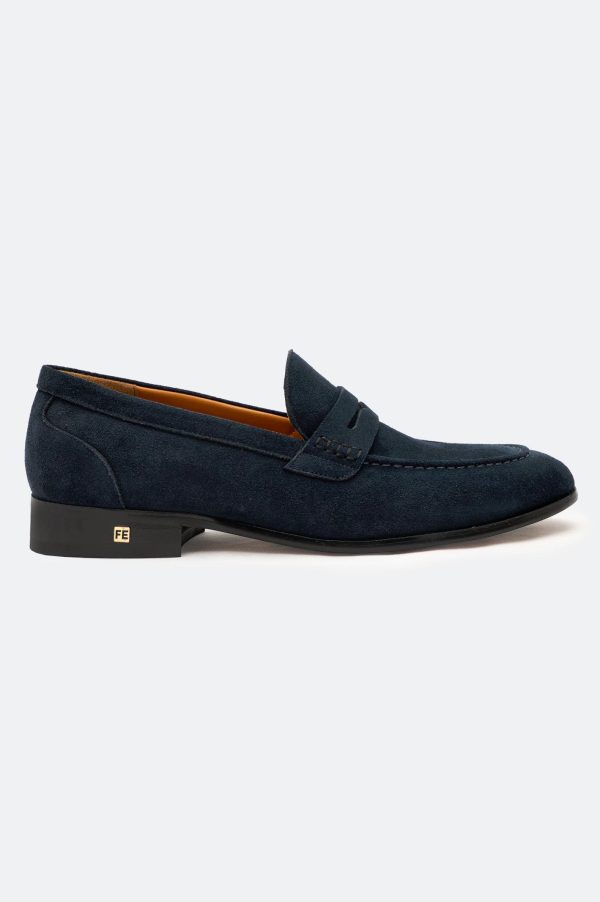 Navy Formal Mocassins Shoes Sale