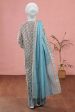 Light Blue Printed 3PC Unstitched Sale