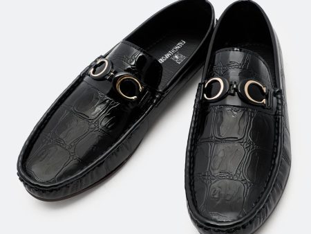 Black Men Casual Mocassins Shoes Online Hot Sale