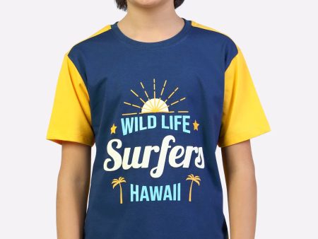 Surfer Graphic Print T-Shirt Online Sale