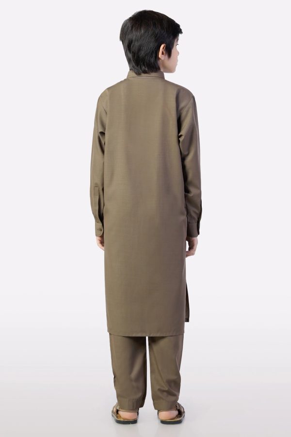 Light Brown Boys Kurta Pajama For Cheap