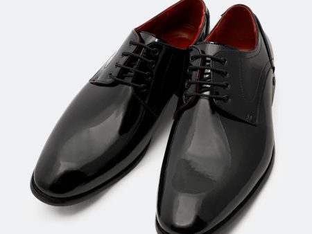 Black Formal Derby Shoes on Sale