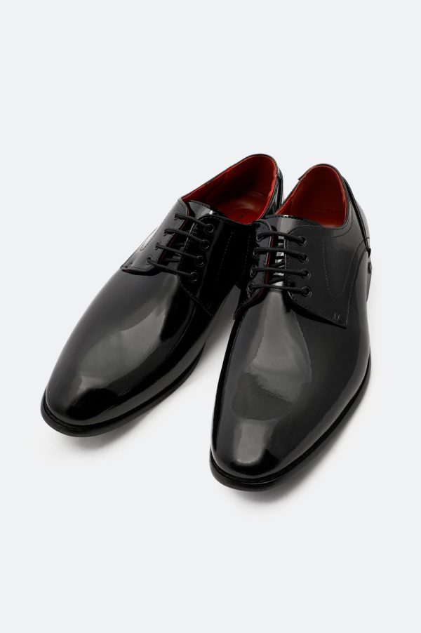 Black Formal Derby Shoes on Sale