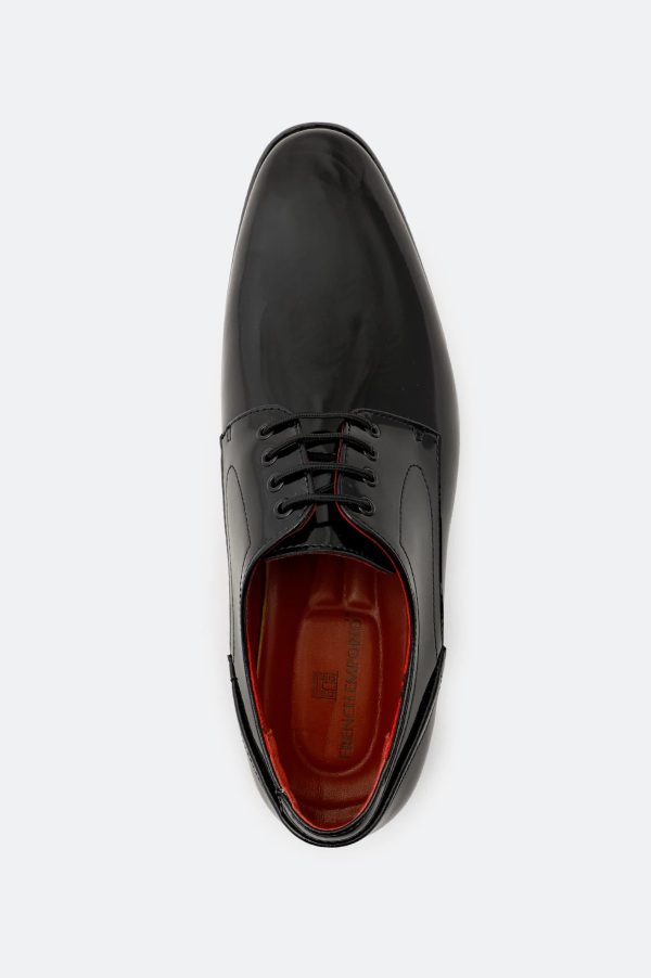 Black Formal Derby Shoes on Sale