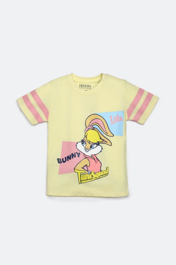 Lola Bunny Printed Girls T-Shirt For Cheap