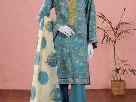 Sea GreenUnstitched Kurti With Dupatta Discount