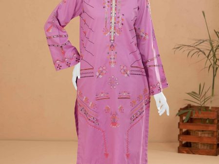 Light Purple Embroidered 2PC Unstitched For Discount