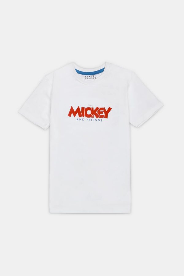 Mickey & Friends Graphic Printed T-Shirt Discount