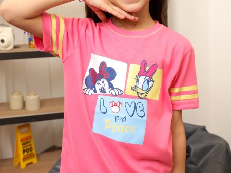 Daisy Duck Printed Girls T-Shirt Supply