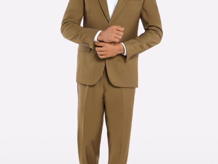 Coffee Brown Formal 2PC Suit Hot on Sale