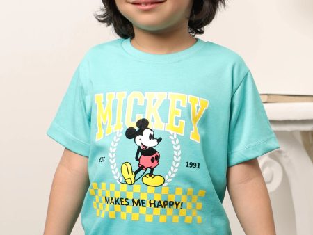 Mickey Mouse Graphic Print T-Shirt Online Hot Sale