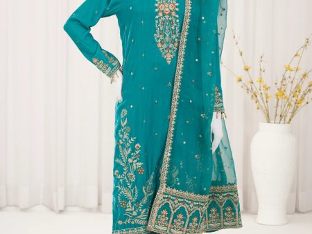 Ferozi Embroidered 3PC Unstitched For Discount