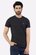 Black Basic Crew Neck T-Shirt Cheap