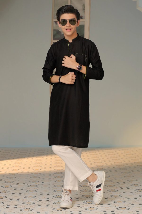 Boys Black Kurta Pajama Online Sale