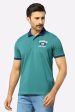 Sea Green Basic Polo For Discount