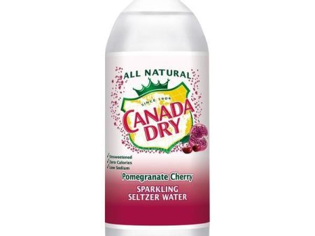 Canada Dry seltzer Pomegranate Cherry 1 Liter on Sale