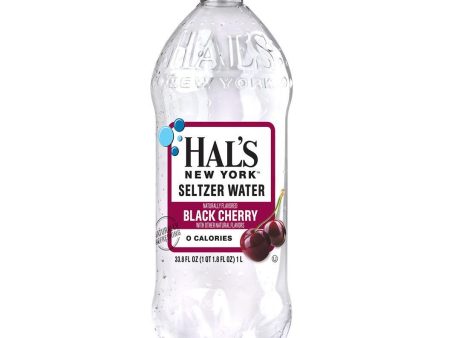 Hal s seltzer Black Cherry 1 Liter For Sale