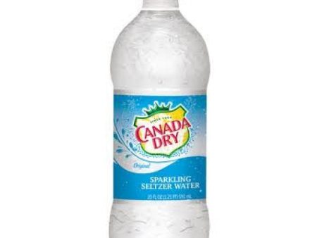 Canada Dry Seltzer Original 20oz. Bottle For Sale