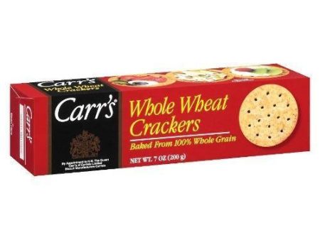 Carr s Whole Wheat Crackers 4.25oz. Sale