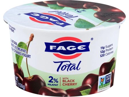 Fage Total Yogurt 2% Black Cherry 5.3oz. on Sale