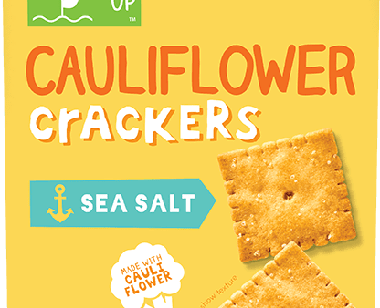 Ground Up Cauliflower Cracker Sea Salt 4oz. Online