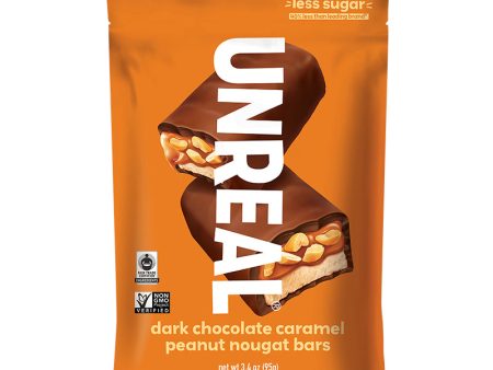 Dark Chocolate Caramel Peanut Nougat Bars For Discount