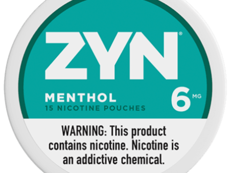 Zyn Nicotine Pouches Menthol Discount