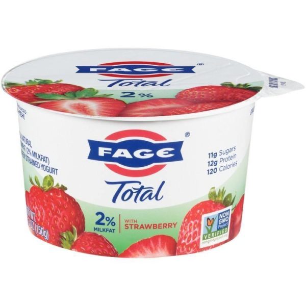 Fage Total Yogurt 2% Strawberry 5.3oz. Hot on Sale