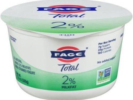 Fage Total Yogurt 2% Plain 17.6oz. Fashion