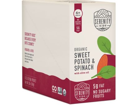 Organic Sweet Potato & Spinach Baby Food - Box of 6 Supply