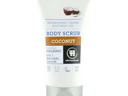 Scrub pentru corp cu Cocos si Acid Hialuronic Urtekram, bio, 150 ml Hot on Sale