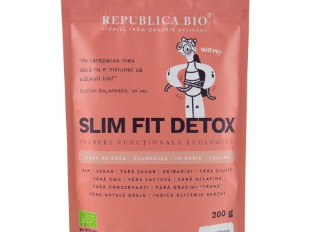 Slim Fit Detox, pulbere functionala ecologica Republica BIO, 200 g Online now