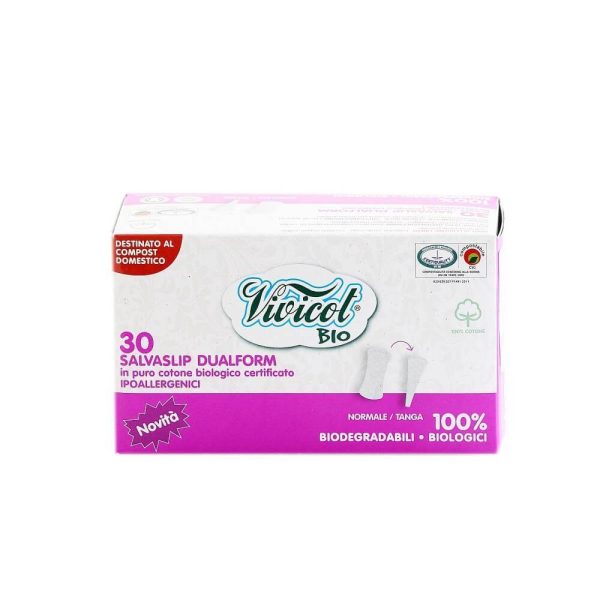 Absorbante protej-slip dual form (normal si tanga) Vivicot din bumbac organic, bio, 30 buc Fashion