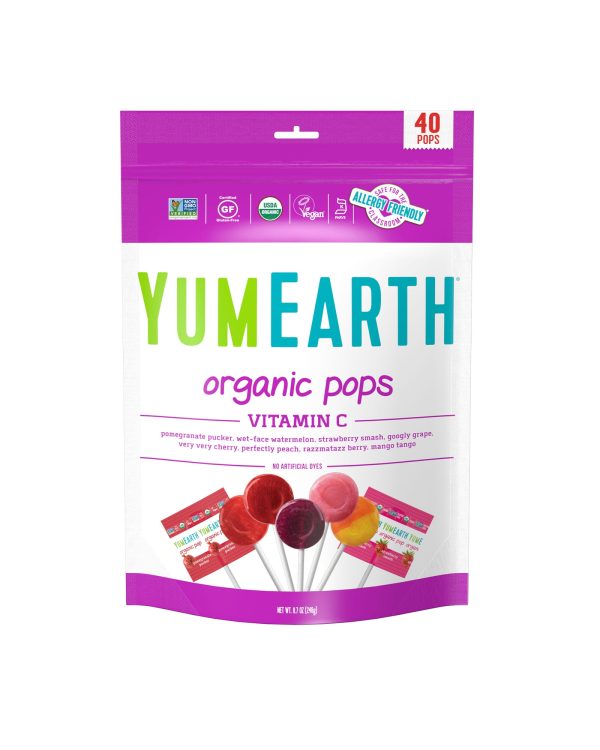 Organic Assorted Vitamin C Lollipops Online now