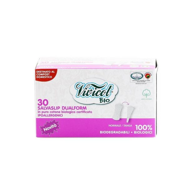 Absorbante protej-slip dual form (normal si tanga) Vivicot din bumbac organic, bio, 30 buc Fashion