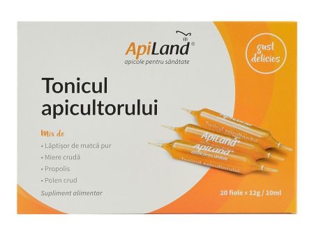 Tonicul Apicultorului Apiland, 20 fiole x 10 ml, natural Cheap