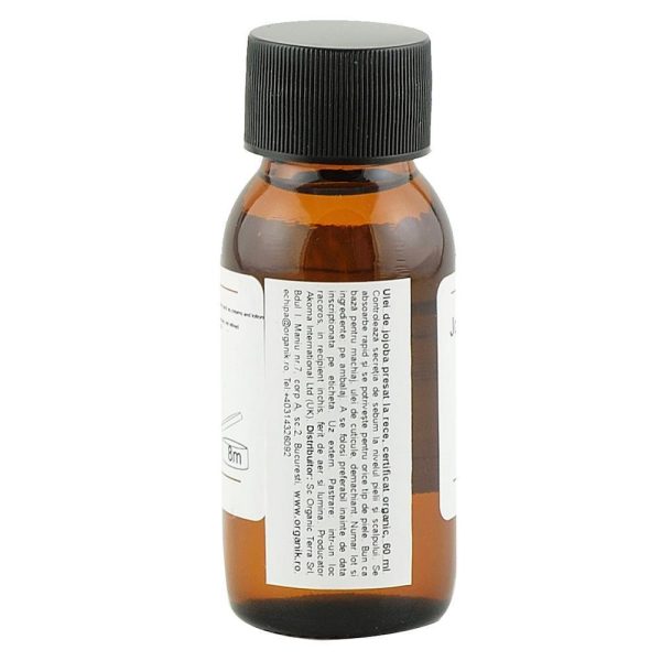 Ulei de Jojoba Presat La Rece, Certificat Organic, 60ml on Sale