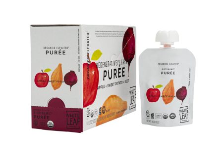 Apple + Sweet Potato + Beet Organic, Biodynamic® Baby Food - Box of 6 Online Sale