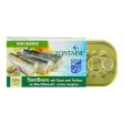 Sardine in ulei bio de masline Fontaine, 120 g, conserva de peste Online