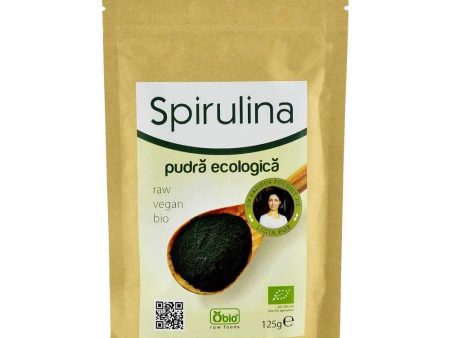 Spirulina Pulbere Raw Bio 125g on Sale