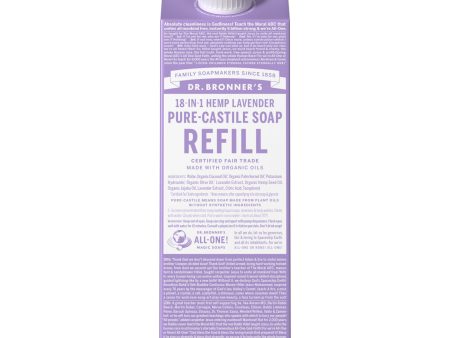 Lavender Pure-Castile Liquid Soap Refill Carton Fashion