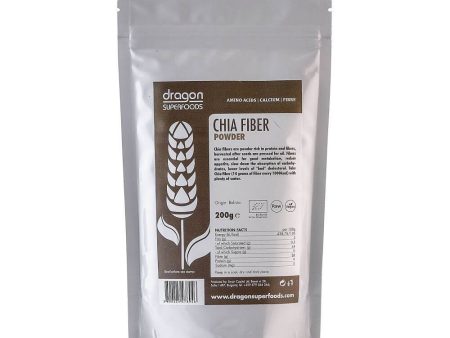 Chia Fibre Pulbere Raw Bio 200g on Sale