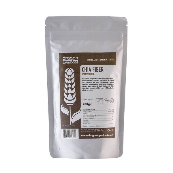 Chia Fibre Pulbere Raw Bio 200g on Sale