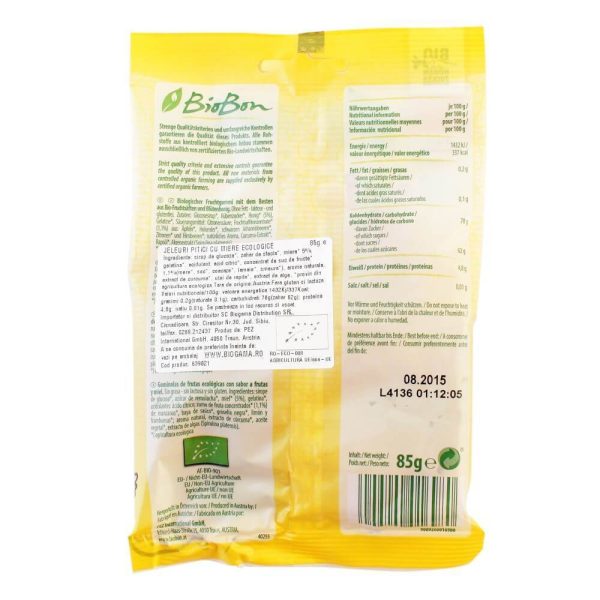 Jeleuri Pitici, cu miere, fara gluten, bio, 85g on Sale