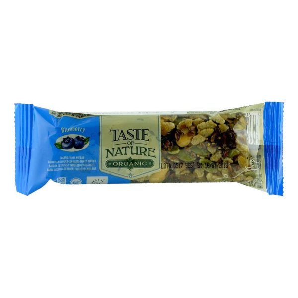 Baton cu Afine Taste Of Nature 40g (fara gluten , fara zahar) Supply