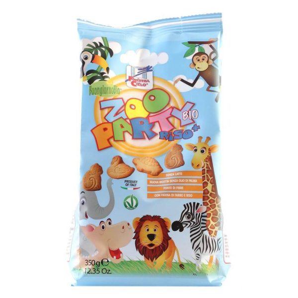 Biscuiti Buongiorno  Zooparty din Spelta cuOrez (produs vegan) 350g For Cheap