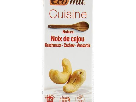 Crema vegetala pentru gatit (smantana vegetala) pe baza de caju, fara zahar, fara gluten Ecomil, bio, 200 ml Hot on Sale