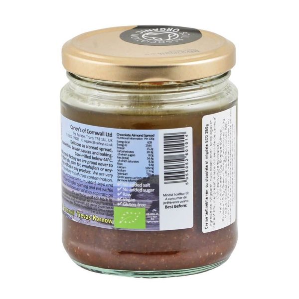 Crema Tartinabila cu Ciocolata si Migdale Raw Bio 250g Fashion