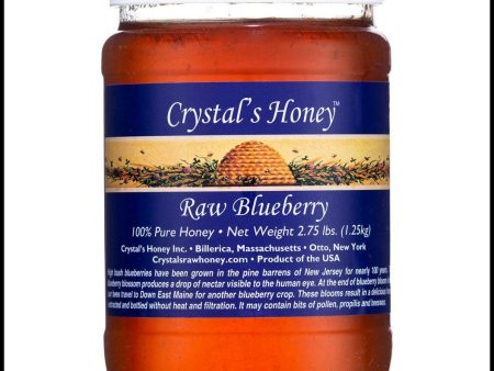 Crystal s Honey Raw Blueberry 17oz. on Sale